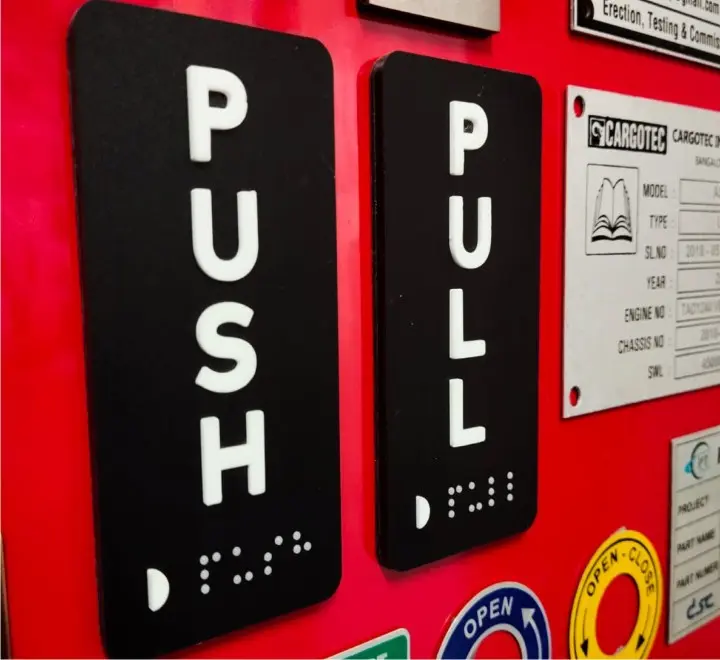 push pull sign